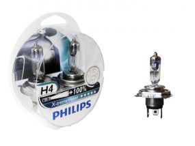 PHILIPS X-tremeVision +100% H4 12342XV+S2, 2er-Set