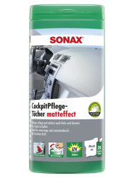SONAX CockpitPflegeTücher matteffekt Box